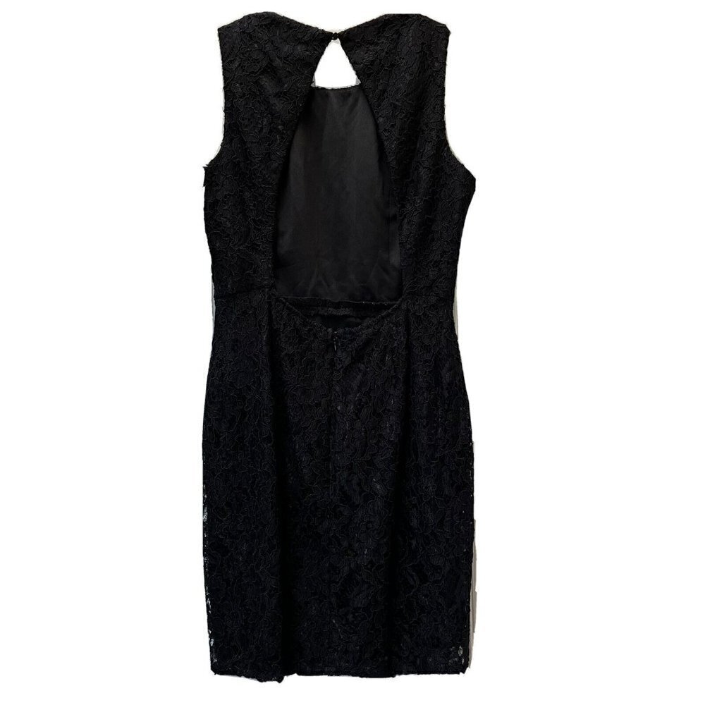 Lulus Dress NWT Black XL Lace Keyhole Backless Short Party Cocktail Formal - Picture 2 of 5